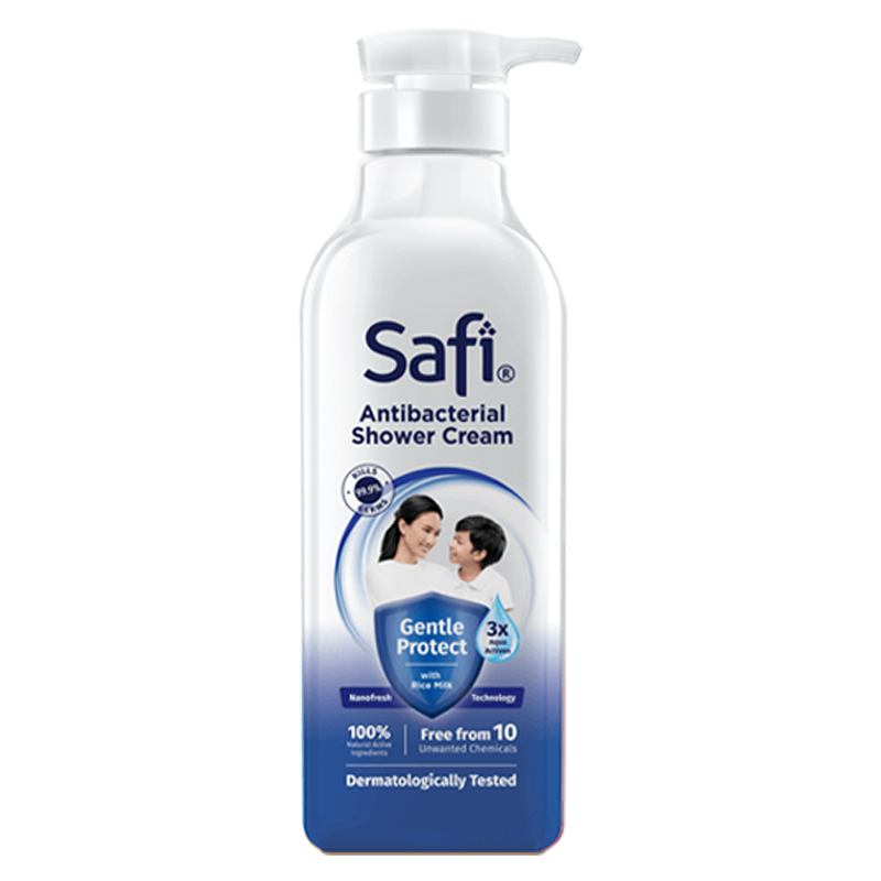 SAFI Anti-bacterial Shower - Gentle Protect / Bottle (950g)